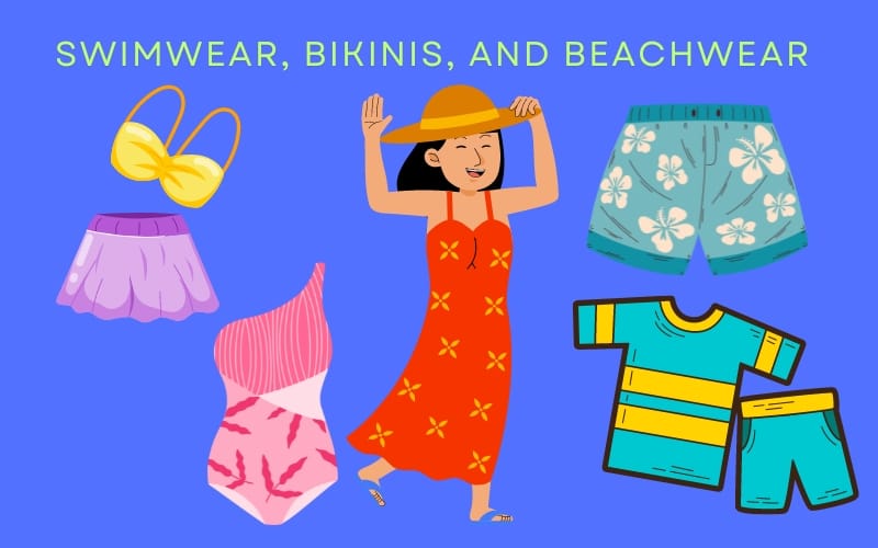 Swimwear, Bikinis, and Beachwear