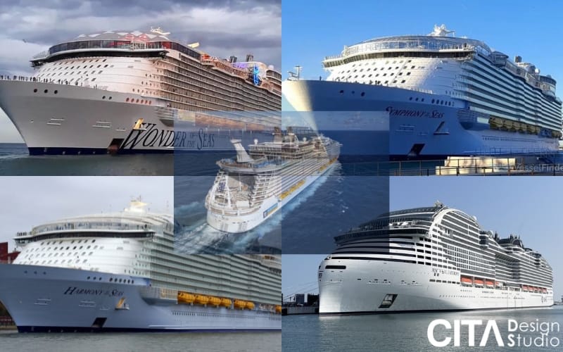 Top 5 Colossal Cruise Ships of the World
